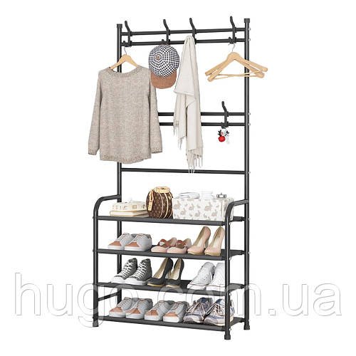 Збірна вішалка для одягу 150х60х28см, New simple floor clothes / Стійка-вішалка в передпокій