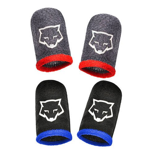 Комплект 2 пари Sarawolf v1 ігрові напальчники від поту для ігор на телефон mobile legends pubg standoff 4