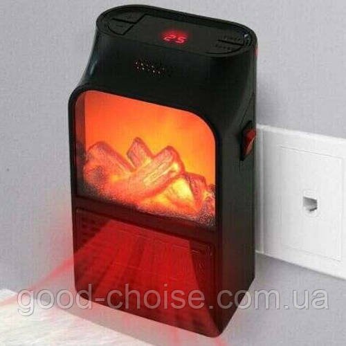 Портативний обігрівач 900 Вт, Flame Heater 2 W-012 / Міні дуйка / Обігрівач в розетку