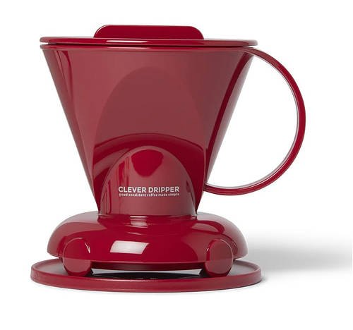 Пуровер Клевер Clever Dripper 530 мл. Червоний Вишневий