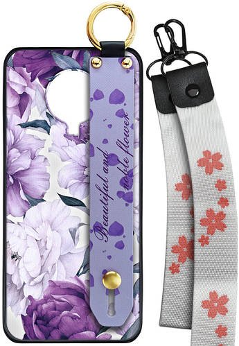Чохол SHLab Nokia G20 Beautiful Flower + два ремінці з карабіном