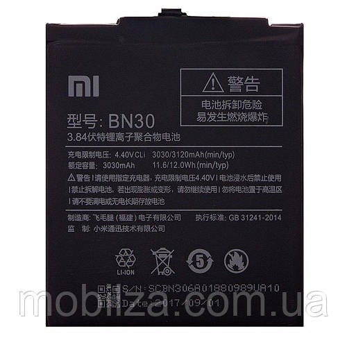 Аккумулятор (АКБ, батарея) Xiaomi Redmi 4a l BN30 (Li-ion 4.4V, 3030mAh)