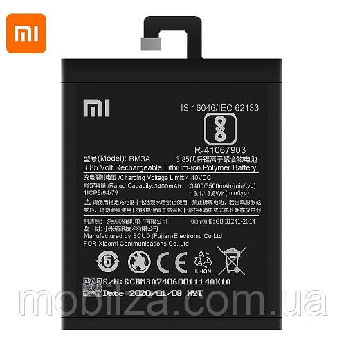 Акумулятор BM3A (АКБ, батарея) Xiaomi Mi Note 3 (Li-ion Polymer 3.85 V 3400mAh)