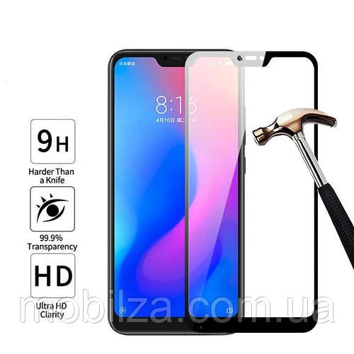 Захисне скло Xiaomi RedMi S2 чорне, повна проклейка
