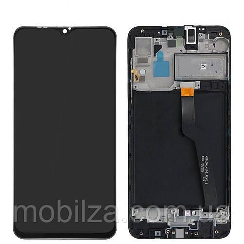 Дисплей Samsung A105F Galaxy A10 (2019) l GH82-19367A + сенсор и рамка, черный