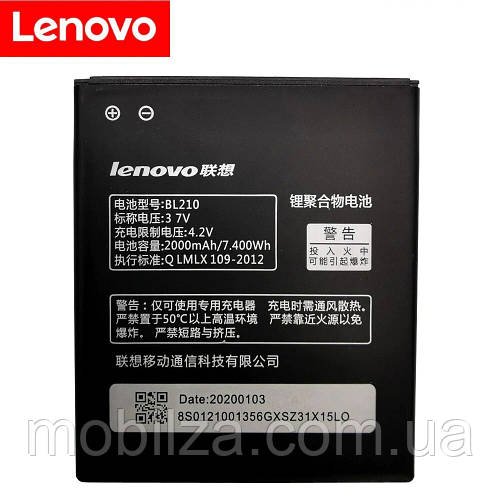 Акумулятор BL210 (АКБ, батарея) Lenovo A536 (Li-ion 3.7v 2000mAh)