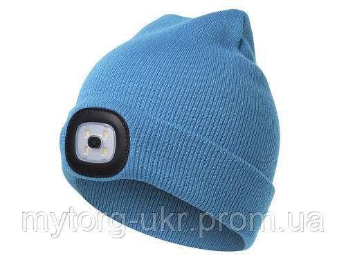 Шапка з ліхтариком Bonnet размер 58  Блакитний