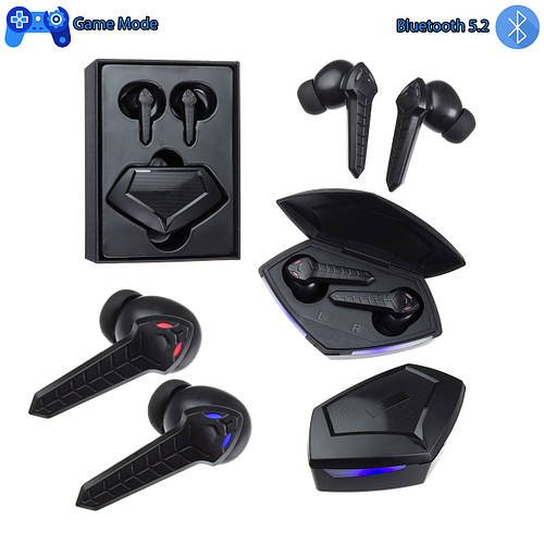 Ігрові бездротові навушники з низькою затримкою 64 мс TWS Bluetooth 5.2 P36 для телефона pubg call of duty