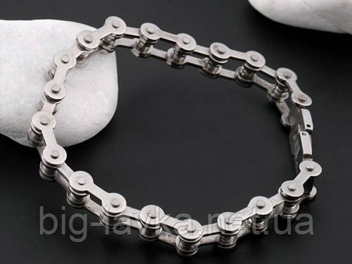 Браслет Велосипедна ланцюг Chain чоловічий 21 см x 9,5 мм