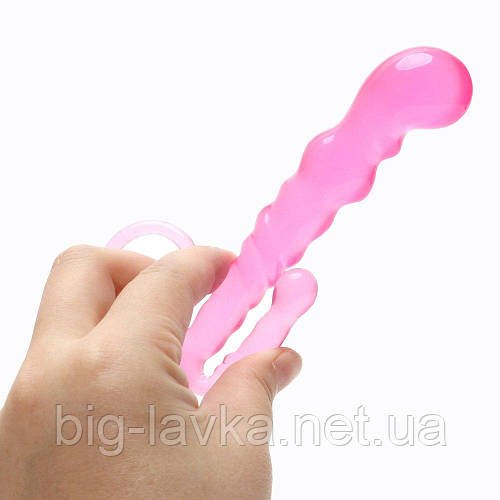 Анальний стимулятор подвійний Sexy toy S Розовая