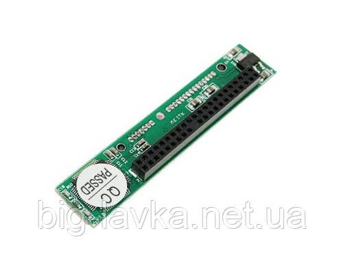 Адаптер перехідник з IDE 44 pin до SATA 22 (7+15) pin 2.5 кутовий (IDE мама — SATA папа)
