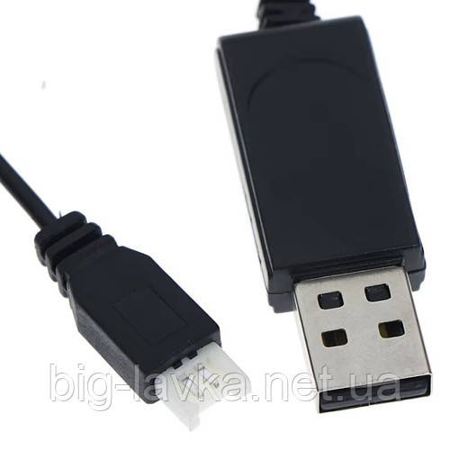 Кабель зарядки 3.7В для RC-дронів та іграшок 2-pin JST - USB Type-A