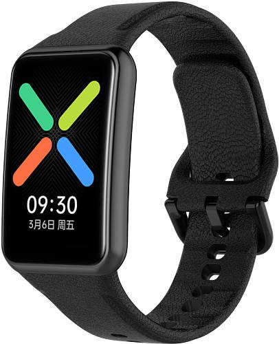 Ремінець Jsota для OPPO Watch Free (Силіконовий) Black