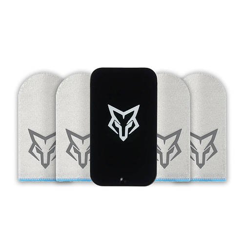 Напальчники Sarafox v5: комплект 2 пари (4 шт) тонкі скловолокно для гри на телефоні пабг pubg standoff 2