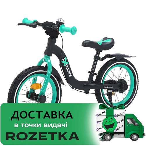 Дитячий біговел 14 дюймів BALANCE TILLY Extreme T-212524 Azure Бірюзовий