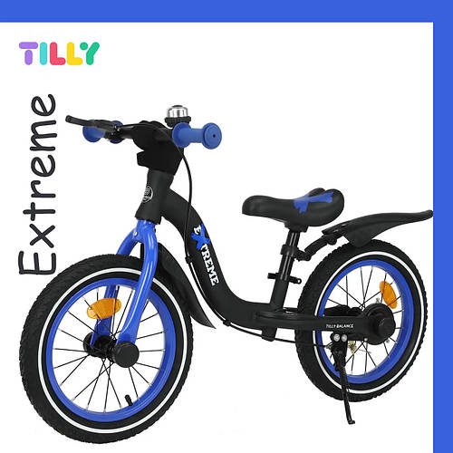 Дитячий біговел 14 дюймів BALANCE TILLY Extreme T-212524 Blue Синій