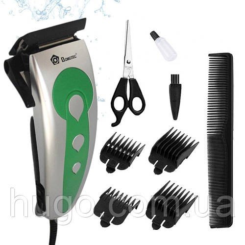 Професійна машинка для стрижки Domotec MS-3301 з насадками / Машинка для стрижки
