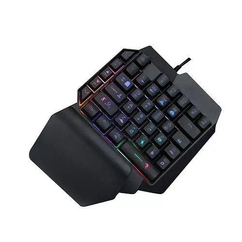 Shipadoo F6 дротова USB мініклавіатура з підсвіткою ігрова 39 клавіш Кейпад Keypad для ПК комп'ютера