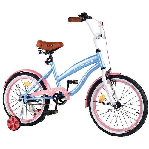 Велосипед двоколісний дитячий 16 дюймів Tilly CRUISER T-21631 Розово-блакитний
