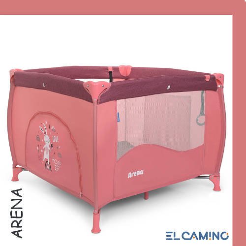 Дитячий ігровий манеж El Camino ME 1030 Arena Rose Len Рожевий