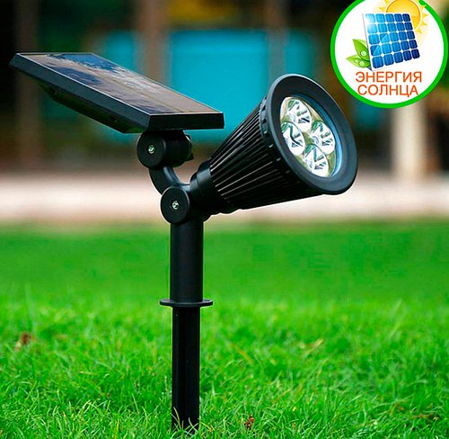 Садовий ліхтар на сонячній батареї LED7 прожектор