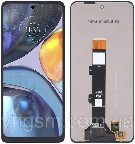 Дисплей + сенсор Motorola Moto G22 (XT2231-2) Black - p/n: BV065WBM-L08-D9003