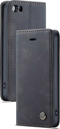 Чохол книжка з магнітом iPhone 5 5S SE CaseMe Black