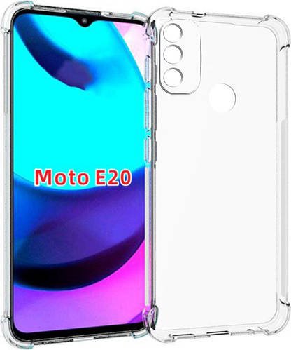 Прозорий чохол MultiCam Motorola E20 (посилений кутами)