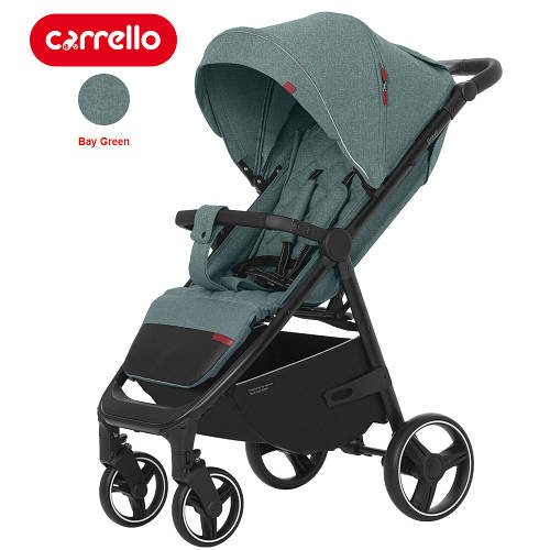 Дитяча коляска прогулянкова CARRELLO Bravo CRL-8512 Bay Green Зелений + дощовик