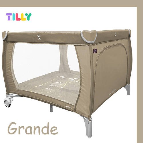 Дитячий ігровий манеж CARRELLO Grande CRL-11504/1 Sand Beige Бежевий