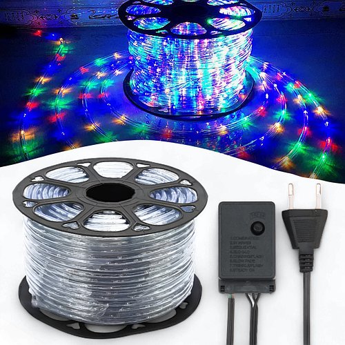Вулична гірлянда “Дюралайт” 10 метрів 240 LED IP68 220V Мультикольорова