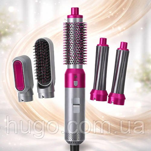 Фен стайлер для укладання волосся 5в1 (1000W) Hot Air Styler / Мультистайлер для укладання волосся / Прилади для волосся