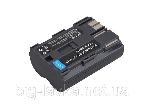 Акумулятор BP-511/BP-511А для фотоапаратів Canon 300D/10D/20D/30D/40D/50D/5D