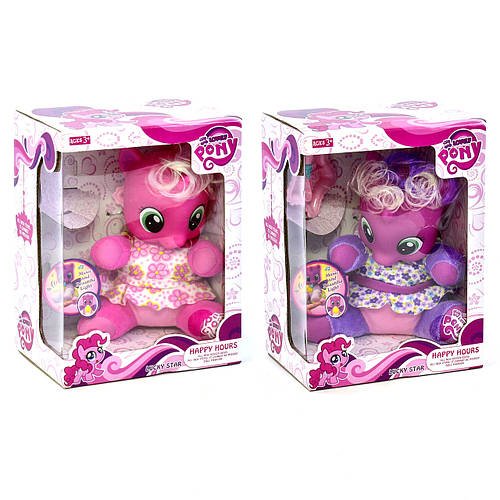 Поні малюк My Little Pony (з аксесуарами, м'якотілий, світло, звук, 2 види на вибір) 66212