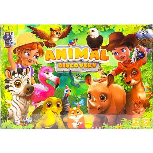 Настільна гра "Animal Discovery" укр ДТ-БІ-07-94/G-AD-01-01U