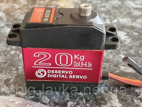 Водонепроникний сервопривід DS3218 20 кг 270 градусів