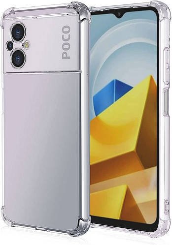 Прозорий чохол MultiCam Xiaomi Poco M5 (посилений кутами)