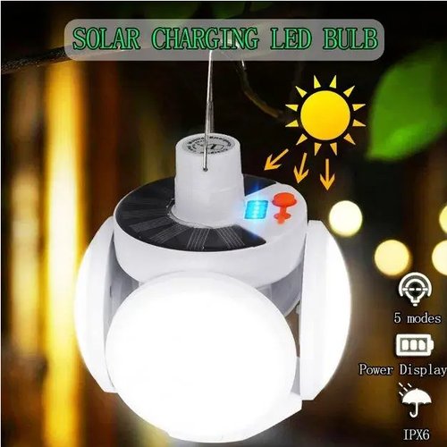 Кемпінгова лампа JG Solar Lamp 2029, акумуляторна, 5 Вт, світловий потік 1000 лм, 5 режимів, зарядка від USB