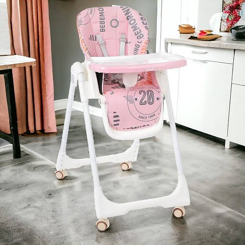 Стільчик для годування Bambi M 5673-8 Рожевий