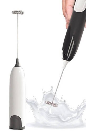Капучинатор Milk Frother електричний для молока Біло-чорний