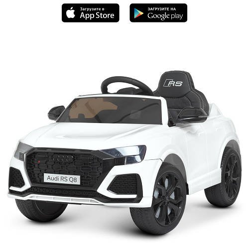 Дитячий електромобіль Audi (2 мотори по 35W, MP3, USB) Bambi M 4569EBLR-1 Білий