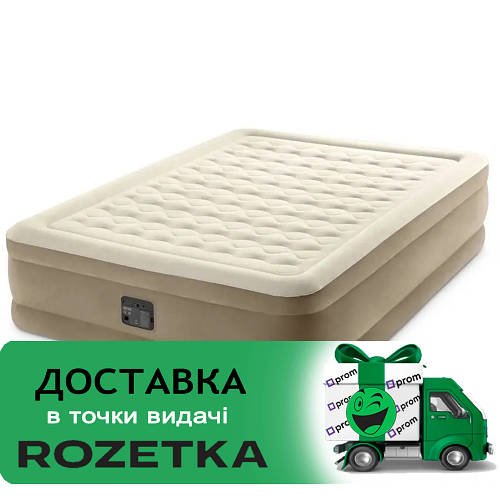 Надувний двомісний матрац (203х152х46 см., з вбудованим насосом 220-240V, у коробці) Intex 64428 ND