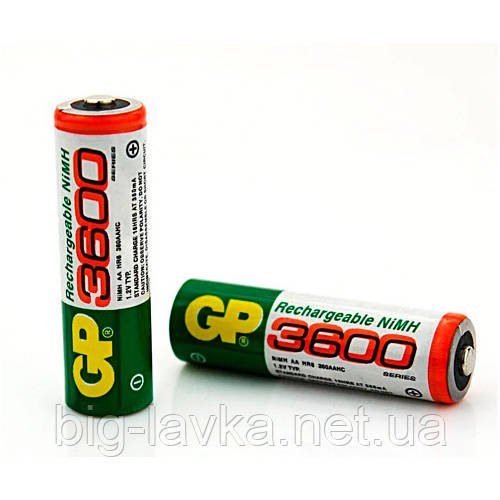 Акумулятор АА GP Ni-MH 1.2V 3600mAh