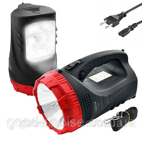 Акумуляторний ручний ліхтар 5W + 25LED Yajia YJ-2829 / Потужний ліхтарик з акумулятором