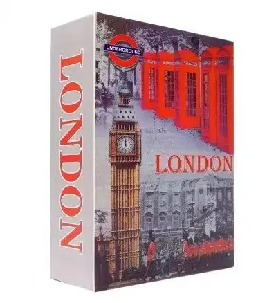 Сейф-книга велика на замку з ключем London