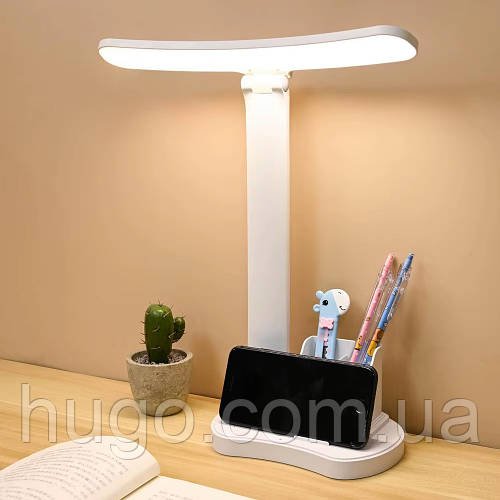 Настільна сенсорна LED-лампа 48LED, 5W, 1963 / Світлодіодна лампа на акумуляторі для навчання
