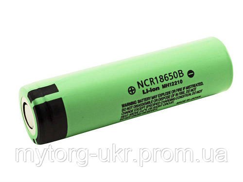 Літій-іонна акумуляторна батарея NCR18650B 3400mAh 3.7 V