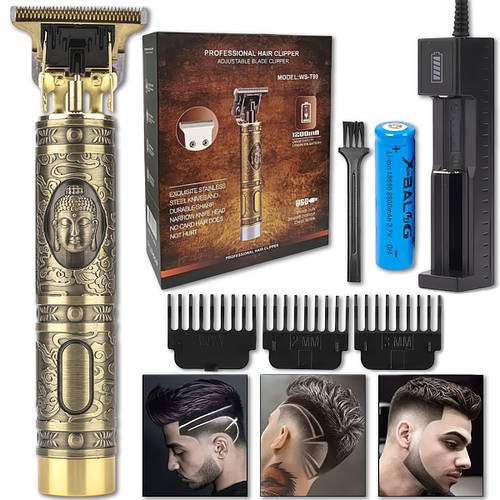 Тример для стрижки бороди і волосся VGR T9 акумуляторний