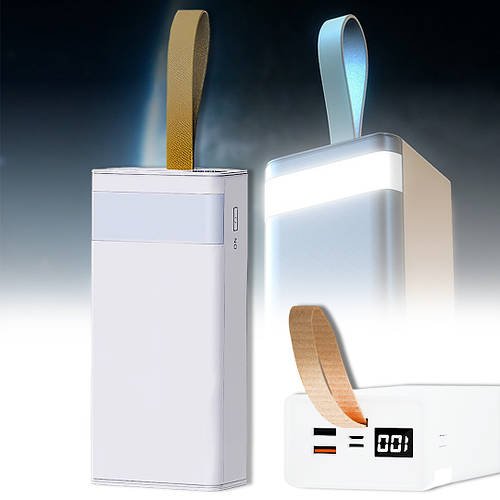 Зовнішній акумулятор Power Bank на 30000mAh з дисплеєм та ліхтариком RPP-320 22.5W