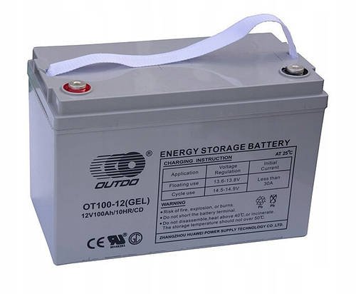 Гелевий акумулятор Outdo 12V 100Ah GEL 2023 рік